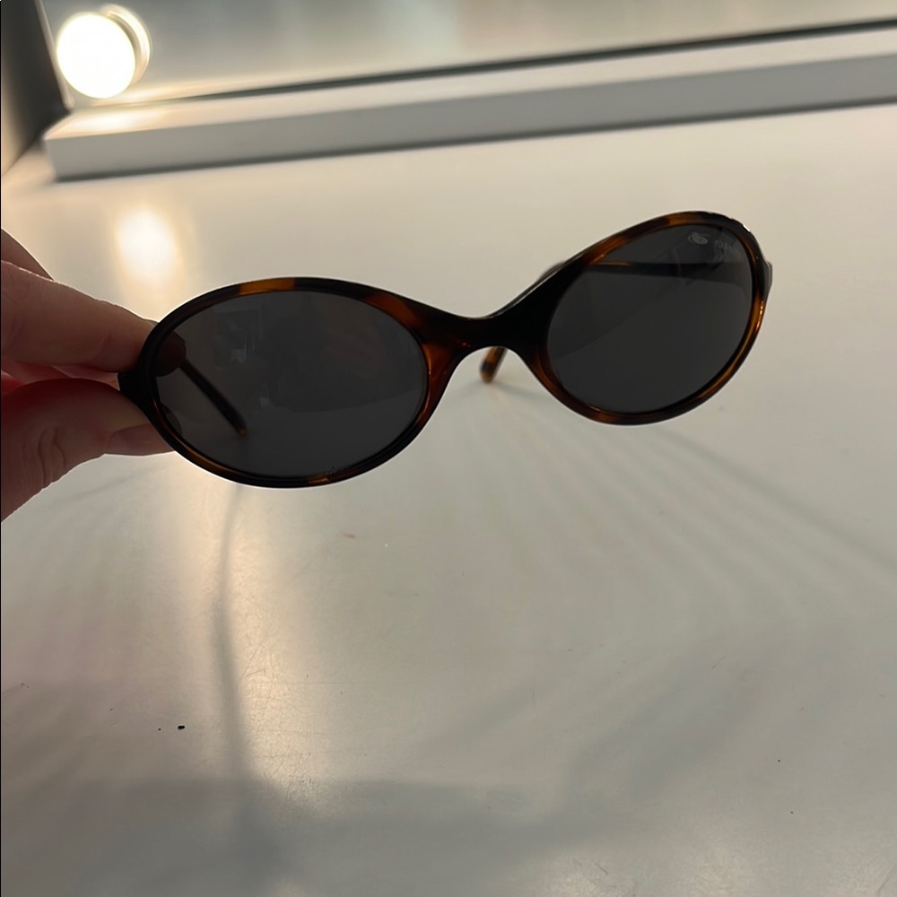 Tortoise Shell Oval Sunglasses